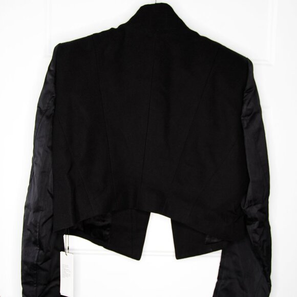 BNWT SS23 JULIUS "GALLU" DUAL MATERIAL CROPPED JACKET 3 - Picture 3 of 12